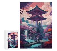 Rompecabezas 300 PCS para Adolescentes Torii Gate in The River Rompecabezas para Adultos Juego Práctico Decoración del Hogar Cumpleaños Y Navidad 300 PCS