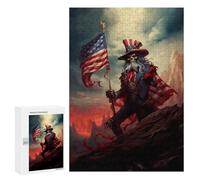 Rompecabezas 300 PCS para Adolescentes Uncle Sam Rompecabezas para Adultos Juego Práctico Regalo De Cumpleaños Regalo De Cumpleaños, Regalos, 300 PCS