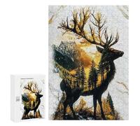 Rompecabezas 300 PCS para Adolescentes Verdant Monarch of The Golden Grove Rompecabezas para Adultos Juego Práctico Pero Divertido Y Humorístico Regalo De Cumpleaños, Regalos, 300 PCS