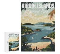 Rompecabezas 300 PCS para Adolescentes Virgin Islands National Park Rompecabezas DIY Juguetes Una Obra De Arte como Regalo para Toda La Familia 300 PCS