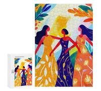 Rompecabezas 300 PCS para Adolescentes Vivid Fauvist Vision of The Three Graces Rompecabezas DIY Juguetes Una Obra De Arte como Regalo para Toda La Familia 300 PCS