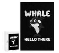 Rompecabezas 300 PCS para Adolescentes Whale Hello There Rompecabezas para Adultos Juguetes DIY para La Diversión Familiar Ayuda A Ejercitar El Cerebro 300 PCS