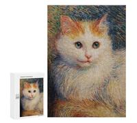 Rompecabezas 300 PCS para Adolescentes Whimsical Cat Painting Rompecabezas para Adolescentes Pero Divertido Y Humorístico Desafío Educativo Juguete Juego Intelectual 300 PCS