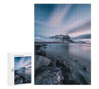 Rompecabezas 300 PCS para Adolescentes Whispers of Snfellsnes Rompecabezas para Adultos Juego Familiar Decoración del Hogar para Cumpleaños, Navidad 300 PCS