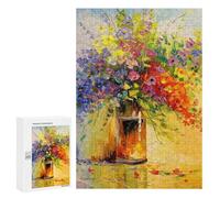 Rompecabezas 300 PCS para Adultos A Bouquet of Wild Flowers Rompecabezas Juego Familiar Difícil Oferta Difícil como Regalo para Toda La Familia 300 PCS