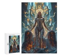 Rompecabezas 300 PCS para Adultos Angelic Figure with Golden Veins Rompecabezas Juguetes Antiestrés para La Diversión Familiar Oferta como Regalos para Toda La Familia 300 PCS