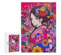 Rompecabezas 300 PCS para Adultos Anime Girl Kawaii Manga Rompecabezas para Adultos Juego De Ingenio Regalo De Cumpleaños Ayuda A Ejercitar El Cerebro 300 PCS