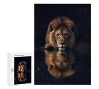 Rompecabezas 300 PCS para Adultos Beautiful Magical Lion Rompecabezas para Adultos Juegos Relajantes Corte De Precisión Oferta como Regalo para Toda La Familia 300 PCS