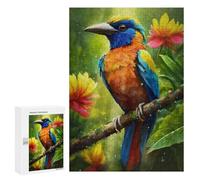 Rompecabezas 300 PCS para Adultos Bird In Paradise Rompecabezas para Adultos Juegos Familiares Carrera De Velocidad Manual Regalos para Amigos Y Familiares 300 PCS