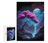 Rompecabezas 300 PCS para Adultos Cherry Blossom Bliss Rompecabezas para Adultos Juegos Relajantes Corte De Precisión Oferta como Regalo para Toda La Familia 300 PCS