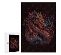 Rompecabezas 300 PCS para Adultos Chinese New Year Dragon Rompecabezas Juego De Ingenio Regalos para Mujeres Actividades Divertidas En Casa 300 PCS
