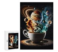 Rompecabezas 300 PCS para Adultos Coffee Planet 4 Rompecabezas para Adultos Juguete Decoración De Pared Decoración Perfecta Regalos para Reducir El Estrés 300 PCS