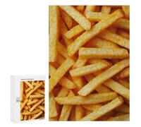 Rompecabezas 300 PCS para Adultos Crispy French Fries Rompecabezas para Adultos Juguete Decoración De Pared Decoración Perfecta Regalos para Reducir El Estrés 300 PCS