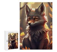 Rompecabezas 300 PCS para Adultos Cute Wolf Animal Puppy Rompecabezas para Adultos Juego De Ingenio Regalo De Cumpleaños Ayuda A Ejercitar El Cerebro 300 PCS