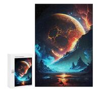 Rompecabezas 300 PCS para Adultos Dark Matter Planetary Rompecabezas para Adultos Juego De Ingenio Regalo De Cumpleaños Ayuda A Ejercitar El Cerebro 300 PCS