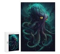 Rompecabezas 300 PCS para Adultos Deep Sea Octopus Fantasy Art Rompecabezas para Adultos Juegos Relajantes Corte De Precisión Oferta como Regalo para Toda La Familia 300 PCS