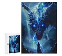 Rompecabezas 300 PCS para Adultos Dragon Girl Power Rompecabezas para Adultos Juegos Divertidos Vacaciones En Casa Matar El Tiempo para Cumpleaños, Navidad 300 PCS