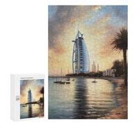 Rompecabezas 300 PCS para Adultos Dubai United Arab Emirates Rompecabezas para Adultos Juegos Relajantes Corte De Precisión Oferta como Regalo para Toda La Familia 300 PCS