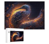 Rompecabezas 300 PCS para Adultos Enchanted Feathered Serpent Rompecabezas De Juguete para Decoración De Pared, Divertido Y Humorístico, Cumpleaños 300 PCS