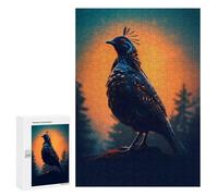 Rompecabezas 300 PCS para Adultos Enchanted Forest Bird Rompecabezas para Adultos Juego De Ingenio Regalo De Cumpleaños Ayuda A Ejercitar El Cerebro 300 PCS