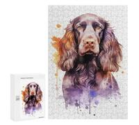 Rompecabezas 300 PCS para Adultos English Springer Spaniel Rompecabezas para Adultos Juguetes De Bricolaje Pero Divertidos Y Humorísticos para Cumpleaños, Navidad 300 PCS