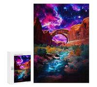 Rompecabezas 300 PCS para Adultos Galactic Desert Oasis -1 Rompecabezas para Adultos Juegos Relajantes Decoración Perfecta como Regalo para Toda La Familia 300 PCS
