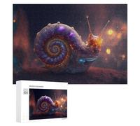 Rompecabezas 300 PCS para Adultos Galactic Snail Cosmic Shell Wonder Rompecabezas para Adultos Juegos Relajantes Decoración Perfecta como Regalo para Toda La Familia 300 PCS