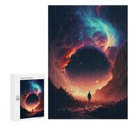 Rompecabezas 300 PCS para Adultos Gateway to The Cosmos Rompecabezas para Adultos Juegos Relajantes Corte De Precisión Oferta como Regalo para Toda La Familia 300 PCS