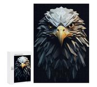 Rompecabezas 300 PCS para Adultos Geometric Eagle Animation Rompecabezas para Adultos Juguete Decoración De Pared Decoración Perfecta Regalos para Reducir El Estrés 300 PCS