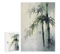 Rompecabezas 300 PCS para Adultos Green Zen Bamboo Paradise Rompecabezas para Adultos Juguete Decoración De Pared Decoración Perfecta Regalos para Reducir El Estrés 300 PCS