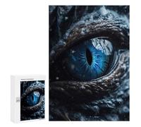Rompecabezas 300 PCS para Adultos Ice Dragons Sapphire Eye Rompecabezas para Adultos Juguete Decoración De Pared Decoración Perfecta Regalos para Reducir El Estrés 300 PCS