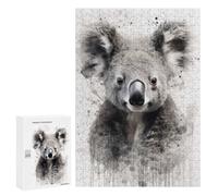 Rompecabezas 300 PCS para Adultos Koala Beauty Wild Majesty Rompecabezas para Adultos Juego De Ingenio Regalo De Cumpleaños Ayuda A Ejercitar El Cerebro 300 PCS