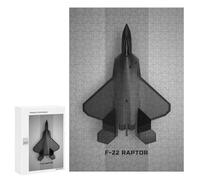 Rompecabezas 300 PCS para Adultos Lockheed Martin F22 Rapto Rompecabezas para Adultos Juego De Ingenio Regalo De Cumpleaños Ayuda A Ejercitar El Cerebro 300 PCS