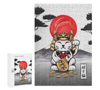 Rompecabezas 300 PCS para Adultos Lucky Cat Japan Art Rompecabezas para Adultos Juegos Divertidos Vacaciones En Casa Matar El Tiempo para Cumpleaños, Navidad 300 PCS