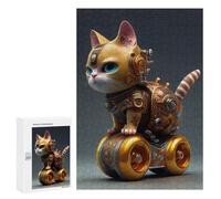 Rompecabezas 300 PCS para Adultos Lucky Cat Japan Art Rompecabezas para Adultos Juguete Decoración De Pared Decoración del Hogar para Cumpleaños, Navidad 300 PCS