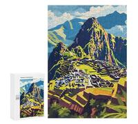Rompecabezas 300 PCS para Adultos Machu Picchu Landscape Rompecabezas Juego Familiar Difícil Oferta Difícil como Regalo para Toda La Familia 300 PCS