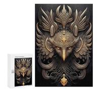 Rompecabezas 300 PCS para Adultos Mystic Golden God Phoenix Rompecabezas para Adultos Juegos Relajantes Regalos para Mujeres para Cumpleaños, Navidad 300 PCS