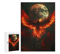 Rompecabezas 300 PCS para Adultos Phoenix Full Moon Rompecabezas para Adultos Juegos Relajantes Corte De Precisión Oferta como Regalo para Toda La Familia 300 PCS