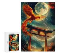 Rompecabezas 300 PCS para Adultos Phoenix Rising Torii Rompecabezas para Adultos Juego De Ingenio Regalo De Cumpleaños Ayuda A Ejercitar El Cerebro 300 PCS