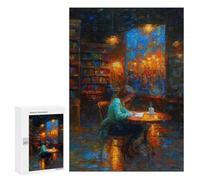 Rompecabezas 300 PCS para Adultos Quiet Words - Writing Moments in Expressive Impressionism Rompecabezas para Adultos Juguete Decoración De Pared Decoración del Hogar para Cumpleaños, Navidad 300 PCS