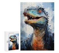 Rompecabezas 300 PCS para Adultos Rebbachisaurus Dinosaur Rompecabezas para Adultos Juegos Relajantes Corte De Precisión Oferta como Regalo para Toda La Familia 300 PCS