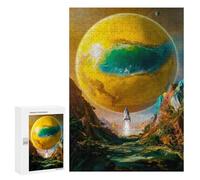Rompecabezas 300 PCS para Adultos Rocket to A Planet Rompecabezas para Adultos Juegos Relajantes Corte De Precisión Oferta como Regalo para Toda La Familia 300 PCS