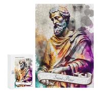Rompecabezas 300 PCS para Adultos Saint Peter The Apostle Rompecabezas para Adultos Juego De Ingenio Regalo De Cumpleaños Ayuda A Ejercitar El Cerebro 300 PCS
