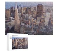 Rompecabezas 300 PCS para Adultos San Francisco Skyline at Sunset -1 Rompecabezas De Juguete para Decoración De Pared, Divertido Y Humorístico, Cumpleaños 300 PCS
