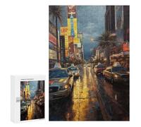 Rompecabezas 300 PCS para Adultos Sin City Las Vegas USA Rompecabezas para Adultos Juegos Divertidos Vacaciones En Casa Matar El Tiempo para Cumpleaños, Navidad 300 PCS