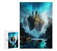 Rompecabezas 300 PCS para Adultos Skyward Isle of The Ancient Lights Rompecabezas Juguetes Antiestrés para La Diversión Familiar Oferta como Regalos para Toda La Familia 300 PCS
