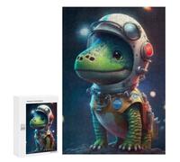 Rompecabezas 300 PCS para Adultos Space Dinosaur Adventure Toy Rompecabezas Juguetes Antiestrés para La Diversión Familiar Oferta como Regalos para Toda La Familia 300 PCS