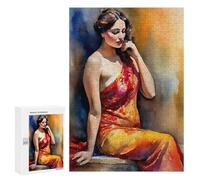 Rompecabezas 300 PCS para Adultos The Odalisque Portrait Rompecabezas para Adultos Juegos Relajantes Corte De Precisión Oferta como Regalo para Toda La Familia 300 PCS