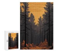Rompecabezas 300 PCS para Adultos Vector Forest Rompecabezas para Adultos Juguete Decoración De Pared Decoración Perfecta Regalos para Reducir El Estrés 300 PCS