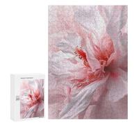 Rompecabezas 300 PCS para Adultos Vintage Pink Flower Rompecabezas para Adultos Juegos De Relajación Decoración Cumpleaños 300 PCS